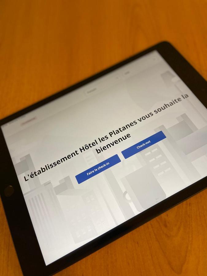 Contact Hotel Les Platanes Villeneuve Sur Lot Centre Εξωτερικό φωτογραφία